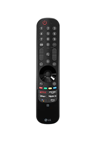 LG MR22GN - Mando a Distancia, Magic Remote para modelos de TV LG 2021/2022, Micrófono Integrado compatible con Alexa y Google, Color Negro