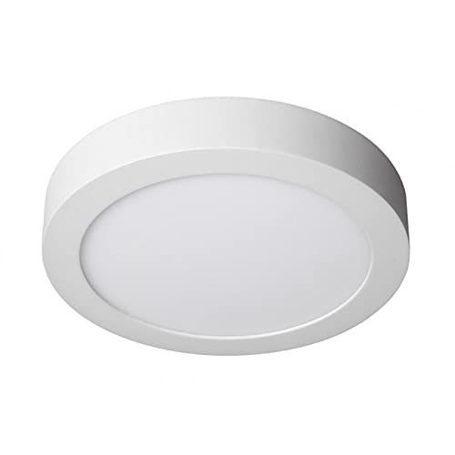 LEDUNI - Panel LED circular 20W 2000LM Color Blanco Frio 6000K Angulo 120 IP20 OPAL Aluminio 225 * 40Hmm