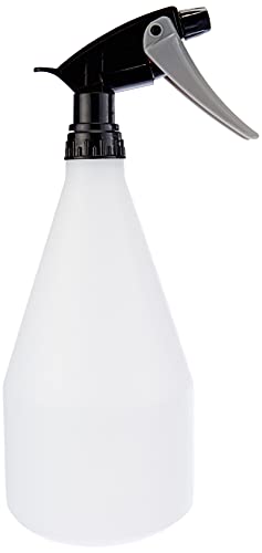 Tukan - Pulverizador fino de 1 litro para jardín, rociador/nebulizador para la protección de las plantas, boquilla ajustable, 1 l, color blanco