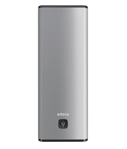 Edesa Flat 80 Wifi, termo eléctrico 80 litros, Calentador de agua horizontal o vertical, Garantía en Calderín de 7 años, medidas 109,0 x 490 x 310cm, Fabricado para ser instalado en España.