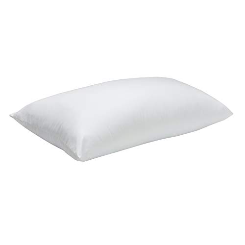 Pikolin Home - Pack de 2 almohadas de fibra con tratamiento dermoprotector Aloe Vera de firmeza baja recomendada para dormir boca abajo, Color Blanco