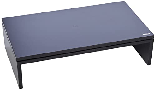 Meliconi Space LCD M - Mesa para TV con plato giratorio, color negro