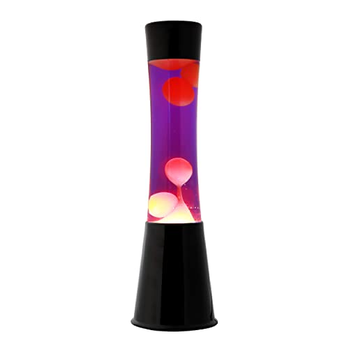I-TOTAL -Lámpara de lava iluminante colorada (Morado 3)
