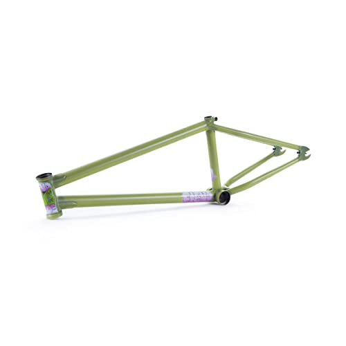 Fiend BMX Morrow V4 Frame Green Crack 20.75' Marco BMX, Adultos Unisex