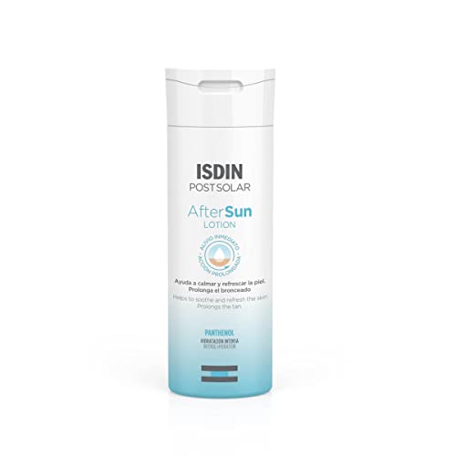 ISDIN After Sun Lotion, Efecto calmante y refrescante, hidratación y reparación intensa - 200 ml