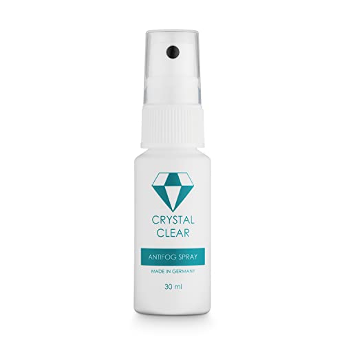 Crystal Clear® Spray antivaho eficaz y sostenible - Made in Europe - Spray antivaho - 30 ml - Spray antivaho para Gafas de natación y Buceo