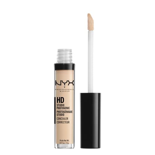 NYX Professional Makeup HD Photogenic Concealer Wand, Corrector para todo tipo de pieles, Cobertura media, Tono: Fair