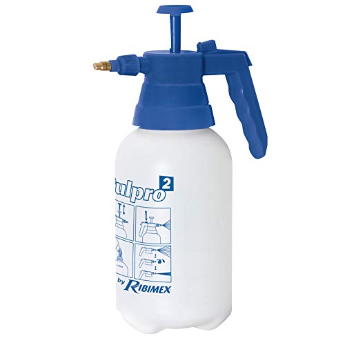 Ribimex PRP012P Pulverizador a presión 1,4 L, Pulpro 2, Blanco y azul