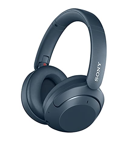 Sony WH-XB910N EXTRA BASS Auriculares over-ear inalámbricos con Noise Cancelling, Hasta 30 horas de autonomía, Optimizados para Alexa y Google Assistant, con micrófono integrado para llamadas, Azul