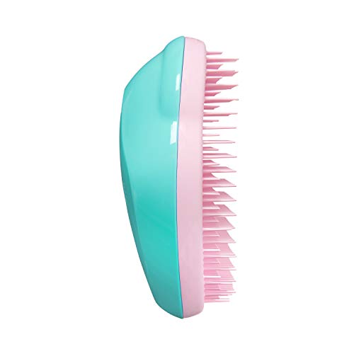 Tangle Teezer - Cepillo original para desenredar el cabello, rosa y azul aciano