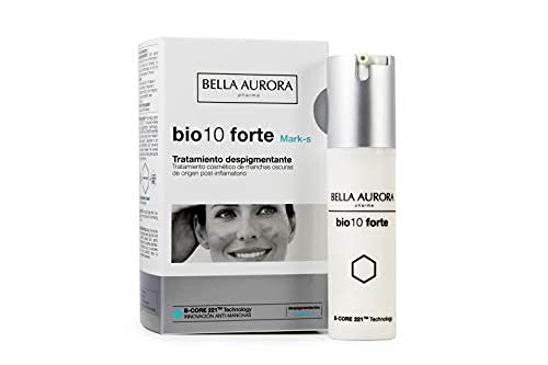 Bella Aurora Anti-Manchas Crema Facial para Manchas Oscuras de Post-Inflamatorio, 30 ml | Quita-Manchas Cara Piel | Despigmentante Facial | Bio 10 Forte
