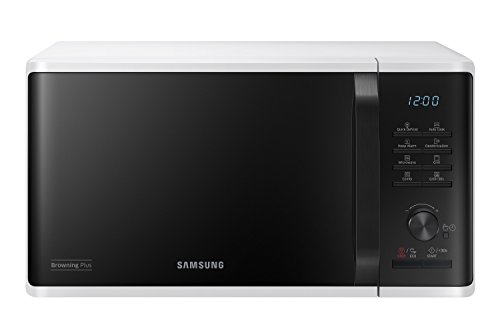 Samsung MG23K3515AW Encimera - Microondas (Encimera, Microondas con grill, 23 L, 1100+800 W, Botones, Giratorio, Blanco)