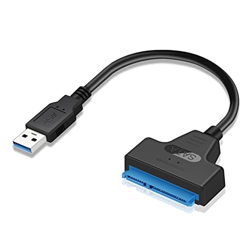 Convertidor de puerto SATA III externo a adaptador a USB 3.0 y cable para disco duro SSD/HDD de 2.5 pulgadas