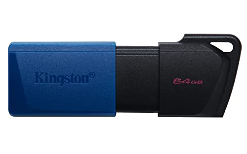 Kingston DataTraveler Exodia M Memoria flash USB 3.2 Gen 1 DTXM/64GB - with Moving Cap (Negro + Azul)