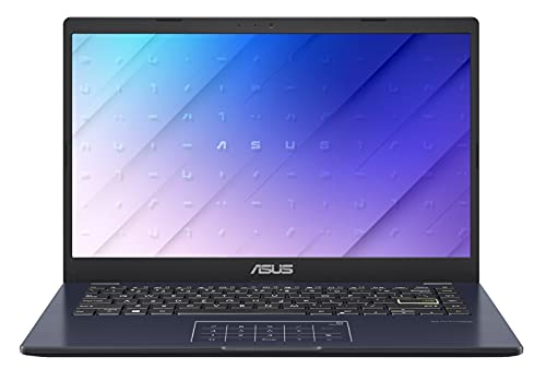 ASUS E410MA - Ordenador Portátil 14' Full HD (Celeron N4020, 4GB RAM, 64GB eMMC, UHD Graphics 600, Windows 11 S) Color Azul - Teclado Touchpad QWERTY español