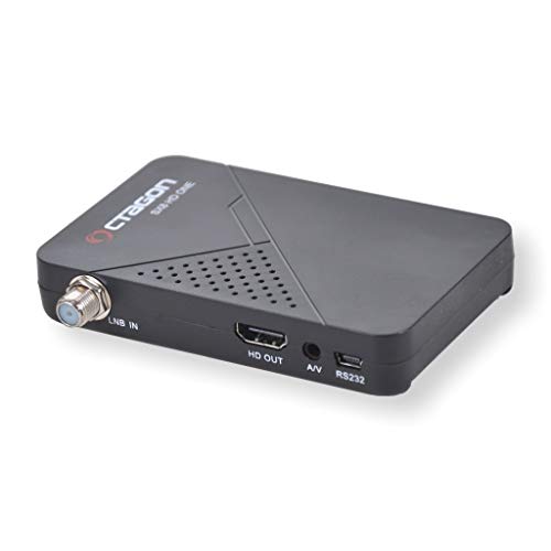 Octagon SX8 Mini CA HD - Receptor de satélite Digital Multistream (HDTV, DVB-S2, HDMI, 2 Puertos USB 2.0, 1080p, Youtube, IPTV, IR, preprogramado para Astra & Türksat), Color Negro