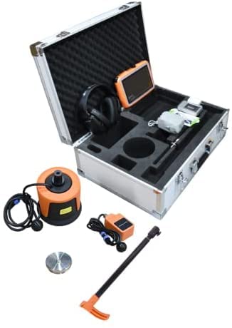 PQWT L3000 - Detector de fugas de agua profesional para tuberías subterráneas, localizador de fugas para exteriores, sensor medio + cuadrado que detecta fugas de agua para 5 m de profundidad