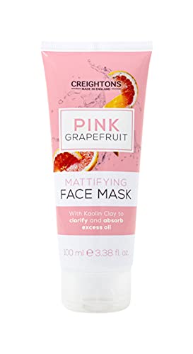 Creightons Pink Grapefruit 100 ml | Mascarilla Matificante | Arcilla Blanca| Purifica y Absorbe el Exceso de Grasa | Mascarilla Facial