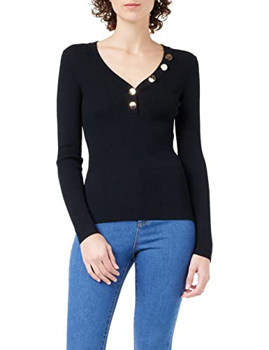 Morgan 201-mbanbi.n suéter, Negro (Noir Noir), Large (Talla del Fabricante: TL) para Mujer