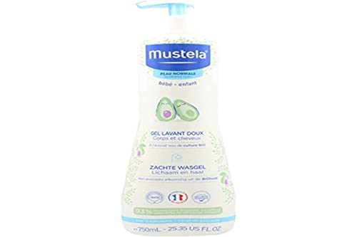 Mustela BÉBÉ gentle cleansing gel hair and body 750 ml