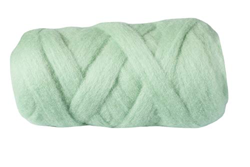 Ovillo de lana extragrande de color turquesa/XL en 12 colores, 100% natural, 390 g, 3-4 cm de grosor, muy suave para tejer brazos XXL, para mantas, bufandas, cojines, mantas y respaldos Stylit
