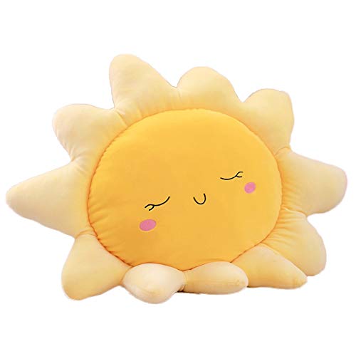 Muñeco de peluche Felpa rellena juguetes lindos Emojis, Almohada sofás-cama creativas Cojines Decoración del hogar for niños Juegos cojines Abrazo felpa almohadas Muñeca ( Color : Yellow , Size : L )