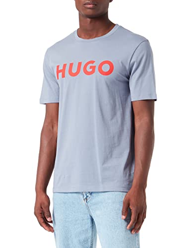 HUGO Dulivio 10229761 01 Camiseta para Hombre, Azul (N Bright Blue 430), M