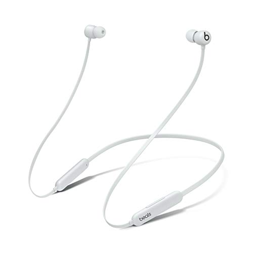 Beats Auriculares inalámbricos Flex – Chip Apple W1, Auriculares magnéticos, Bluetooth de Clase 1, 12 Horas de Sonido ininterrumpido - Gris