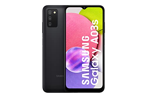 Samsung Galaxy-A03s (32 GB) Negro - Smartphone Android, Teléfono Móvil Libre con 3GB RAM y carga rápida 15W [Versión ES]