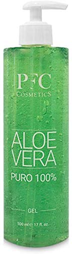 Gel de Aloe Vera Puro 100%, Hidratante natural para piel sensible (500ml) Hecho en España - PFC Cosmetics