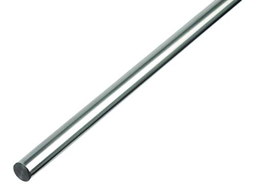 Alberts 488147 Perfil cilíndrico | Aluminio, natural | 1000 x 12 mm