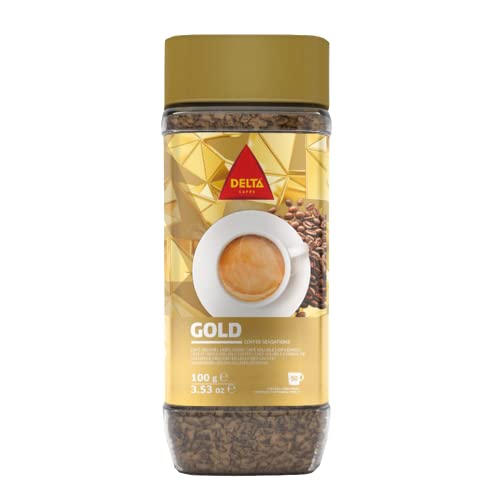 Delta Cafés Gold Liofilizado - Café Soluble en Frasco - 100 gr