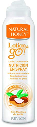 Natural Honey Loción Corporal en Spray Lotion&Go! Nutrición 200ml, pack de 6