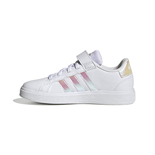 adidas Grand Court 2.0 EL K, Sneaker, FTWR White/Iridescent/FTWR White, 29 EU