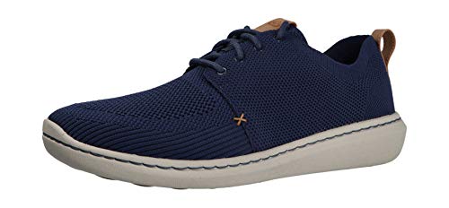 Clarks Step Urban Mix, Zapatos de Cordones Derby Hombre, Azul (Navy-), 42 EU