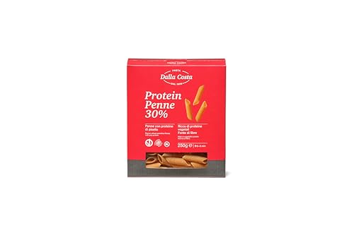 Dalla Costa Pasta Proteica Plumas 30% Proteína guisante paquete ahorro 8x250 gramos