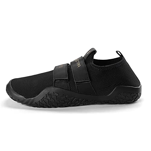 Deadlift Shoes Cross-Trainer|Zapato Descalzo y Minimalista|Zapatos de Fitness Negro 43 EU