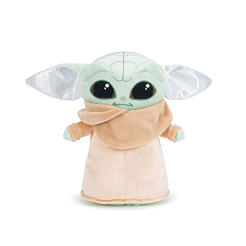 Simba- Peluche de Grogu Baby Yoda, El Mandaloriano- Edición Especial 100 años de Disney, 25 cm, Relleno con Material 100% Reciclado (6315870403X06)