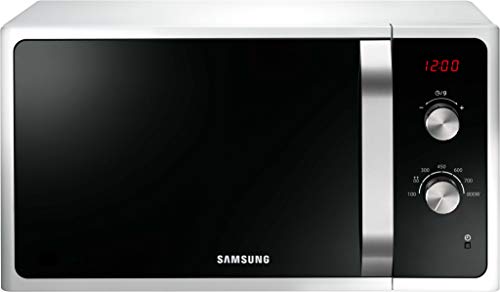 Samsung Microondas MWF300G MS2AF300EEW/EG, 800 W, 23 L, 48,9 de ancho, 6 niveles de potencia, descongelación automática, color blanco