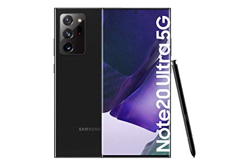 Samsung Galaxy Note20 Ultra 5G Smartphone Android Libre de 6.9' 256GB, Negro (Mystic Black)