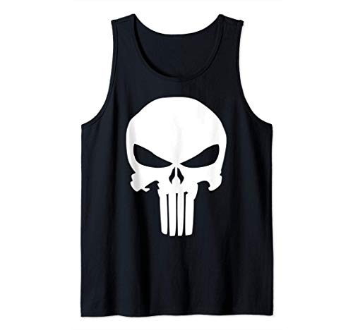 Marvel The Punisher Classic Skull Pocket hirt Camiseta sin Mangas