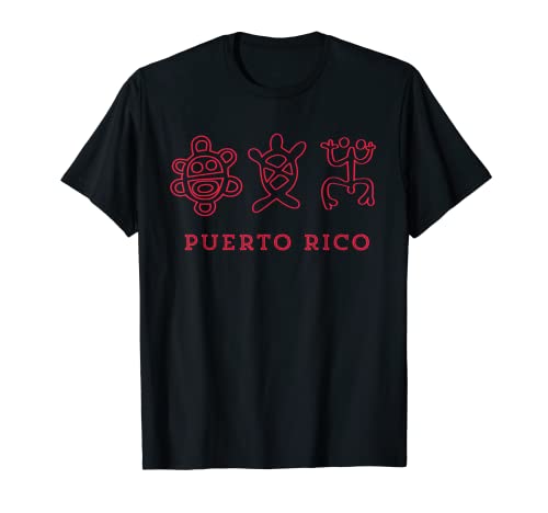 Puerto Rico Boricua Orgullo Indios Tainos Sun Coqui Cacique Camiseta
