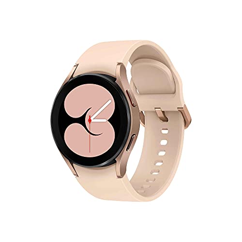 SAMSUNG Galaxy Watch4 BT, Reloj Inteligente Redondo Bluetooth, Wear OS, Bisel Giratorio, Reloj de Fitness, rastreador de Fitness, 40 mm, Oro Rosa