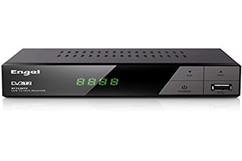 Engel Axil Receptor DVB-TD (TDT2) HD Grabador, HDMI,Función Timeshift, PVR,HEVC -Engel RT7130, negro