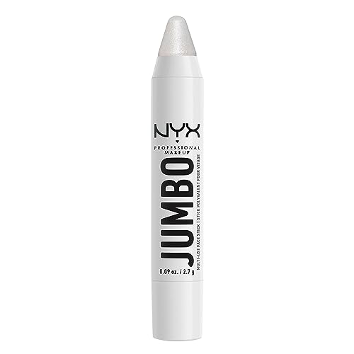NYX Professional Makeup Jumbo Lápiz de ojos iluminador, Eyeliner y Sombra de ojos, Textura cremosa, Jumbo Highlighter Stick, Tono: Vanilla Ice Cream
