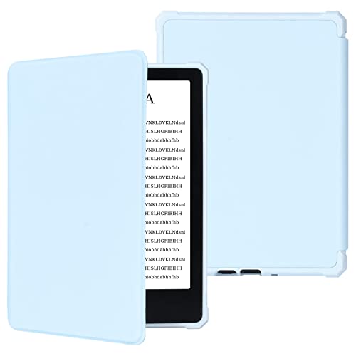 Funda para Kindle Paperwhite 11ª Generación (Modelo 2021) 6.8',para Kindle Paperwhite Edición de Firma,Carcasa Fina y Ligera de Cuero Sintético con Función de Auto-Reposo/Activación