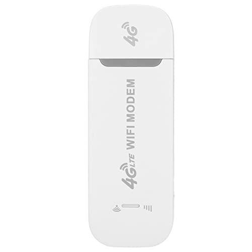 VBESTLIFE Módem WiFi USB 4G LTE, Enrutador Inalámbrico de 150 Mbps con Ranura para Tarjeta SIM Compatible con 10 Usuarios, Punto de Acceso Portátil de Viaje Compatible con LTE B1 B3 B5