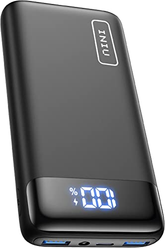 INIU Power Bank, 22.5W Bateria Externa Carga Rapida 20000mAh, Bateria Portatil PD3.0 QC4.0, Powerbank 3A (USB C Input&Output) LED Compatible con iPhone 13 12 X Pro Samsung Xiaomi Huawei iPad Airpods.