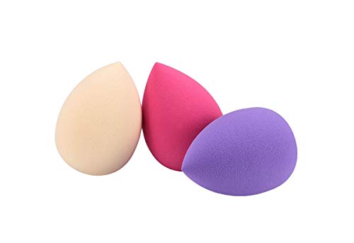 [Paquete 3] Beauty Makeup Sponge Blender, No-Latex Soft Cosmetic esponja