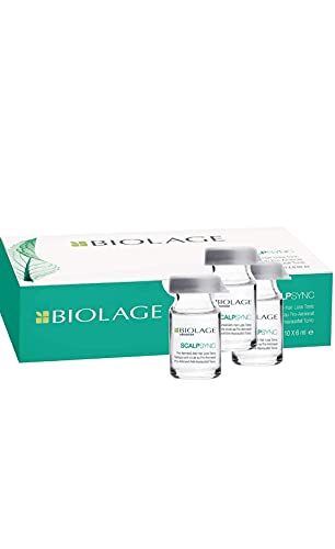 Matrix Biolage Scalpsync - Ampolla anticaída, paquete de 10 X 6 ml